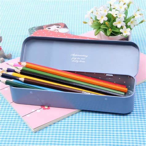 black metal pencil box|metal pencil case box.